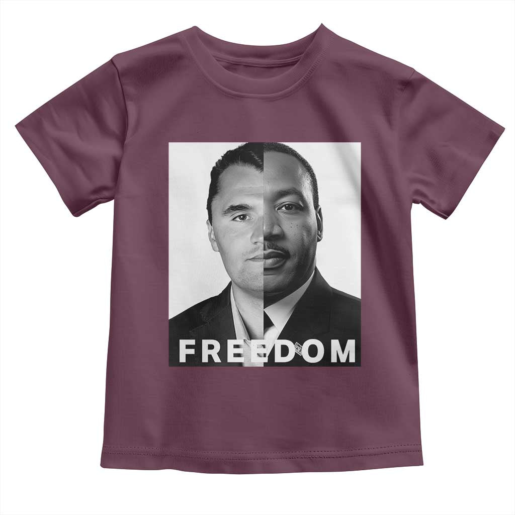 Freedom Charlie Kirk Toddler T Shirt Martin Luther King Jr - Wonder Print Shop