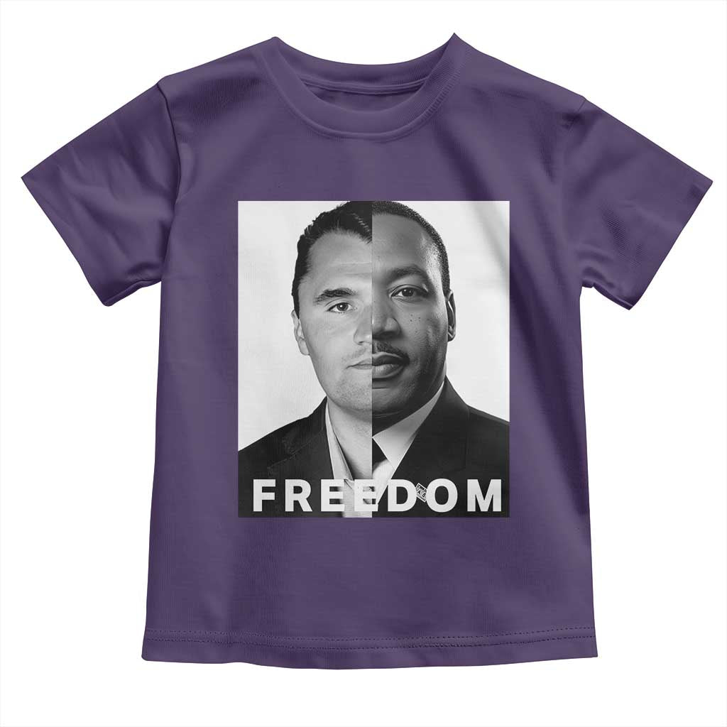 Freedom Charlie Kirk Toddler T Shirt Martin Luther King Jr - Wonder Print Shop