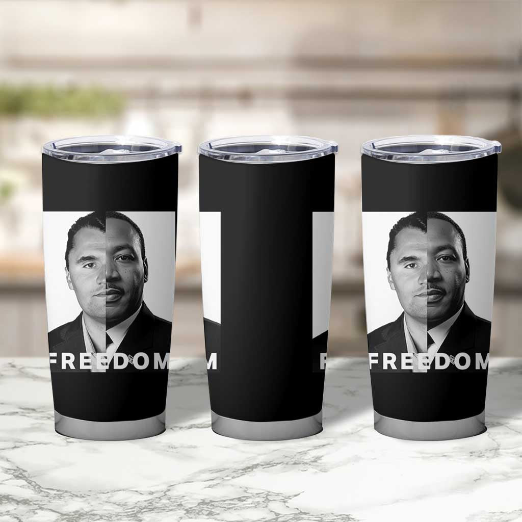 Freedom Charlie Kirk Tumbler Cup Martin Luther King Jr - Wonder Print Shop