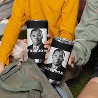 Freedom Charlie Kirk Tumbler Cup Martin Luther King Jr - Wonder Print Shop