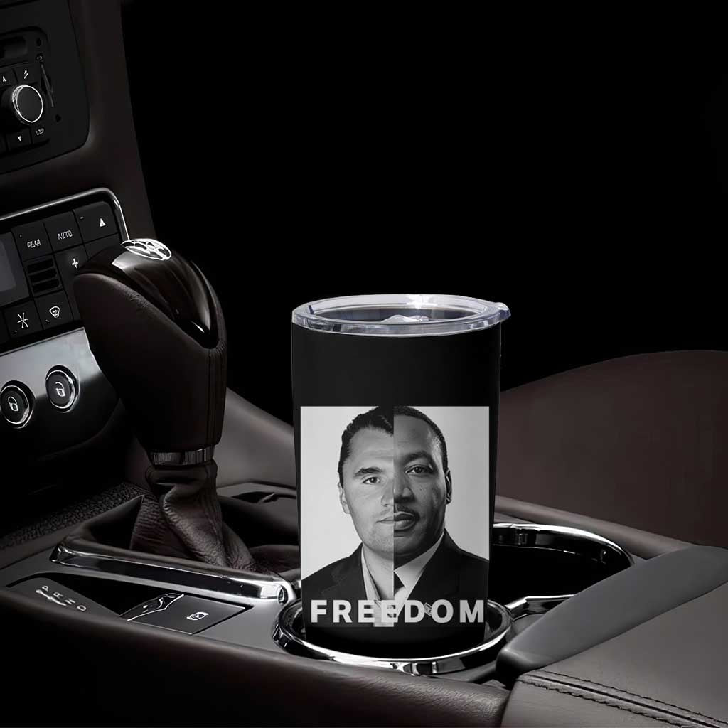 Freedom Charlie Kirk Tumbler Cup Martin Luther King Jr - Wonder Print Shop