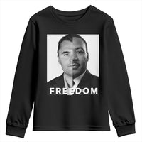 Freedom Charlie Kirk Youth Sweatshirt Martin Luther King Jr - Wonder Print Shop