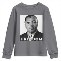 Freedom Charlie Kirk Youth Sweatshirt Martin Luther King Jr - Wonder Print Shop
