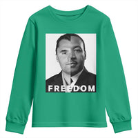 Freedom Charlie Kirk Youth Sweatshirt Martin Luther King Jr - Wonder Print Shop