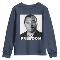 Freedom Charlie Kirk Youth Sweatshirt Martin Luther King Jr - Wonder Print Shop