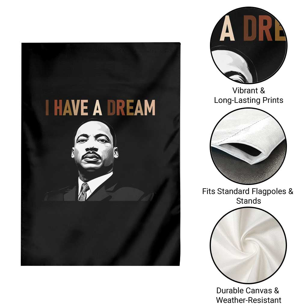 Martin Luther King Jr Garden Flag I Have a Dream Cool Melanin Black History - Wonder Print Shop