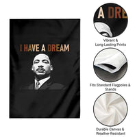 Martin Luther King Jr Garden Flag I Have a Dream Cool Melanin Black History - Wonder Print Shop