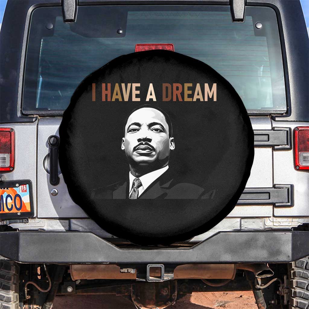 Martin Luther King Jr Spare Tire Cover I Have a Dream Cool Melanin Black History - Wonder Print Shop