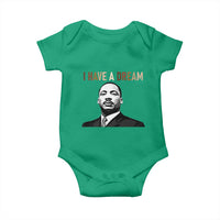 Martin Luther King Jr Baby Onesie I Have a Dream Cool Melanin Black History - Wonder Print Shop