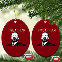 Martin Luther King Jr Ceramic Ornament I Have a Dream Cool Melanin Black History - Wonder Print Shop