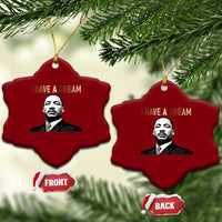 Martin Luther King Jr Ceramic Ornament I Have a Dream Cool Melanin Black History - Wonder Print Shop