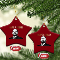 Martin Luther King Jr Ceramic Ornament I Have a Dream Cool Melanin Black History - Wonder Print Shop