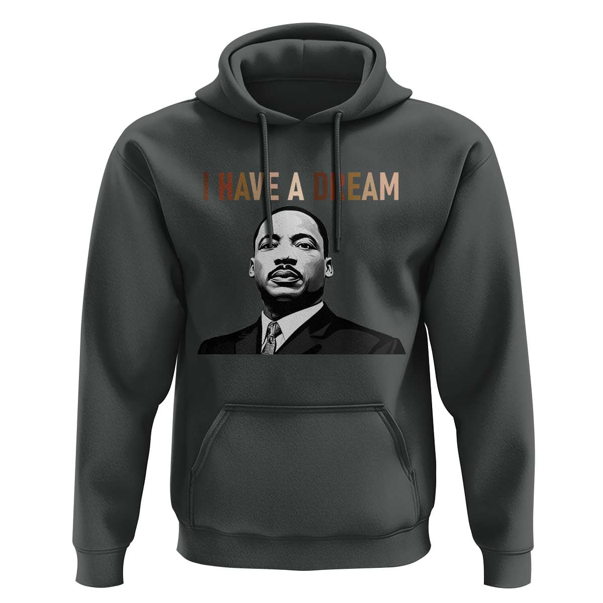 Martin Luther King Jr Hoodie I Have a Dream Cool Melanin Black History - Wonder Print Shop