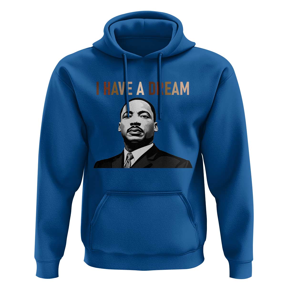 Martin Luther King Jr Hoodie I Have a Dream Cool Melanin Black History - Wonder Print Shop