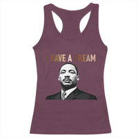Martin Luther King Jr Racerback Tank Top I Have a Dream Cool Melanin Black History - Wonder Print Shop