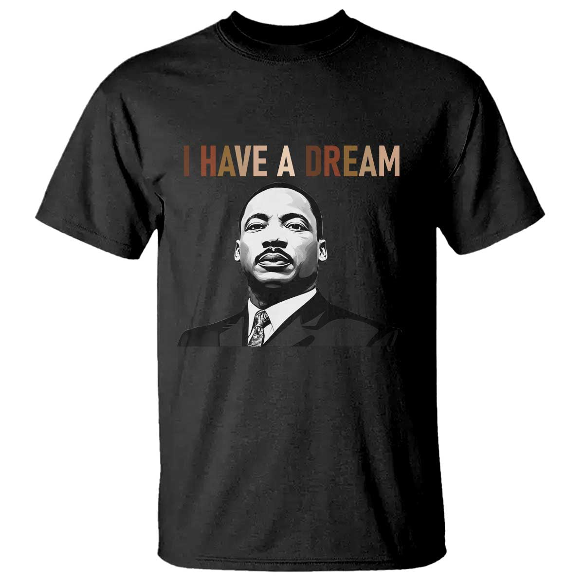 Martin Luther King Jr T Shirt I Have a Dream Cool Melanin Black History - Wonder Print Shop