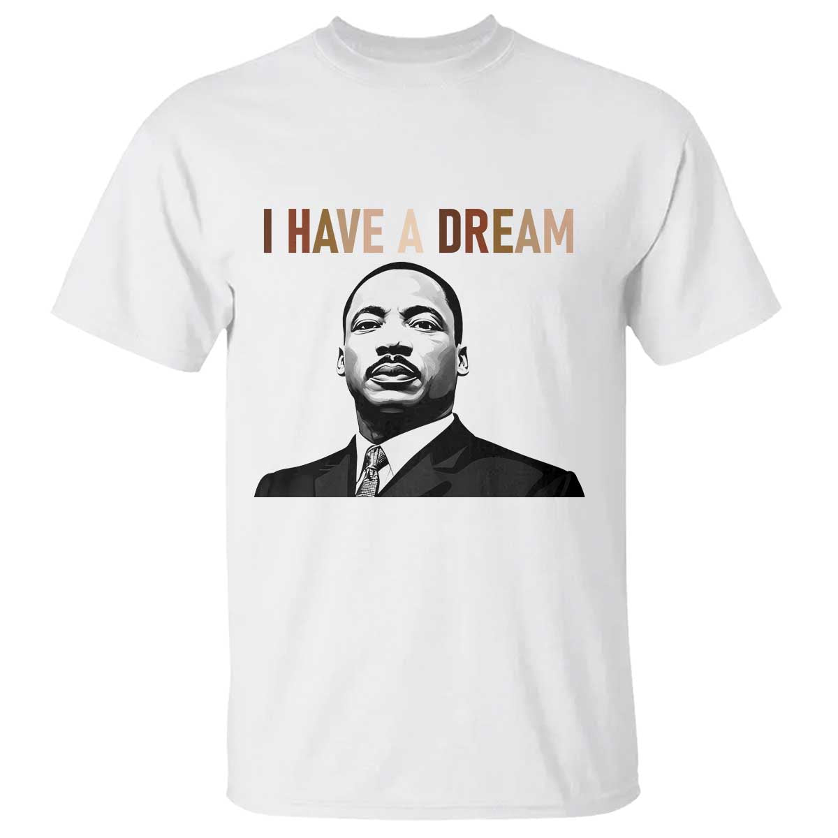Martin Luther King Jr T Shirt I Have a Dream Cool Melanin Black History - Wonder Print Shop