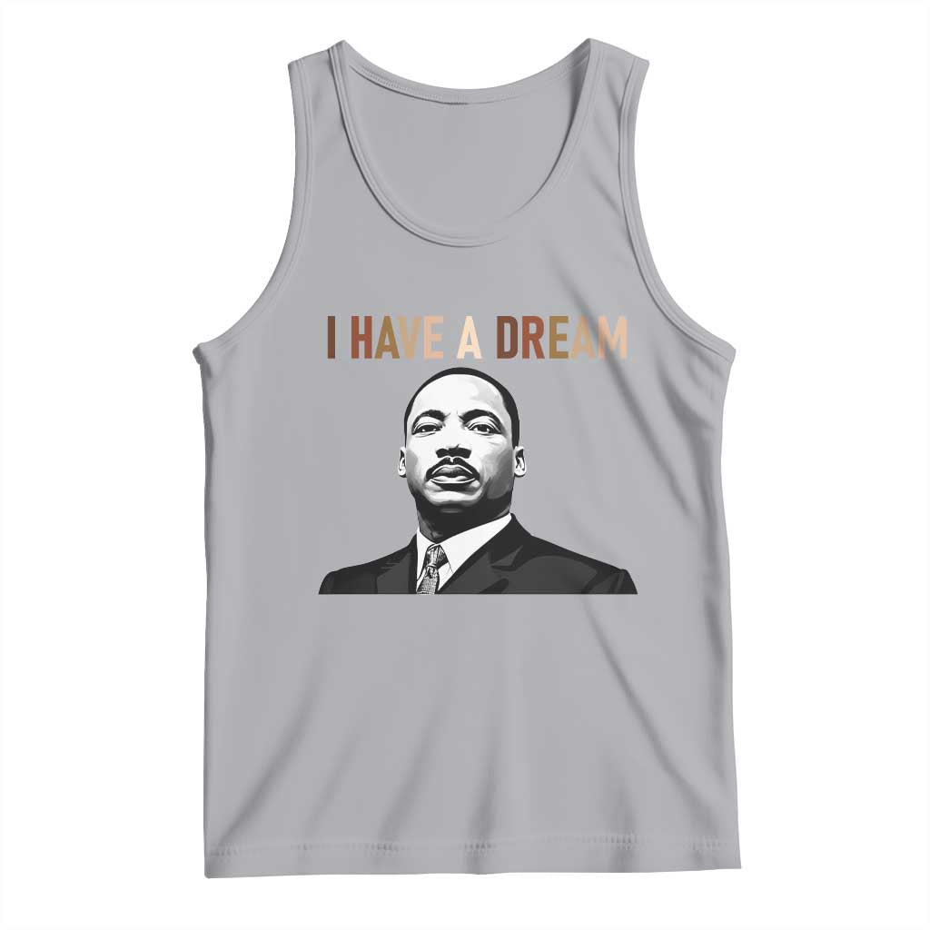 Martin Luther King Jr Tank Top I Have a Dream Cool Melanin Black History - Wonder Print Shop