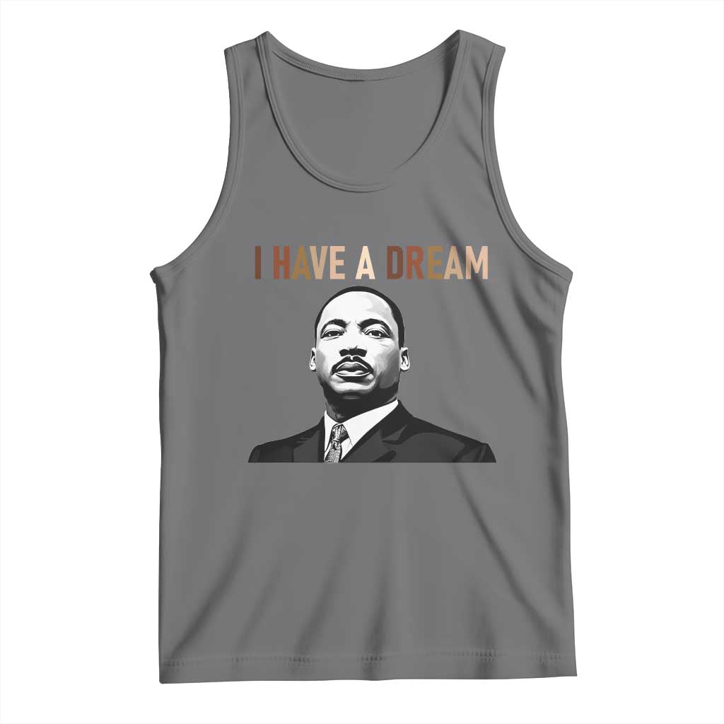 Martin Luther King Jr Tank Top I Have a Dream Cool Melanin Black History - Wonder Print Shop