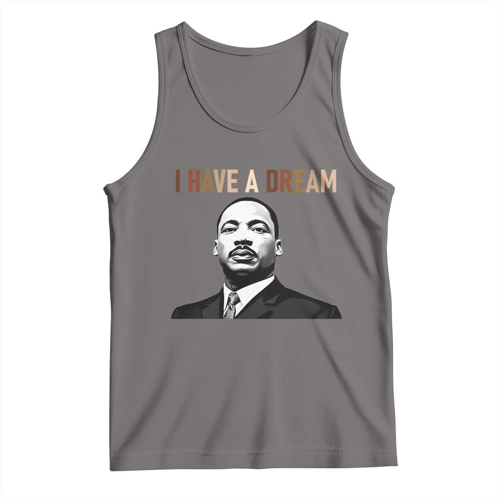 Martin Luther King Jr Tank Top I Have a Dream Cool Melanin Black History - Wonder Print Shop