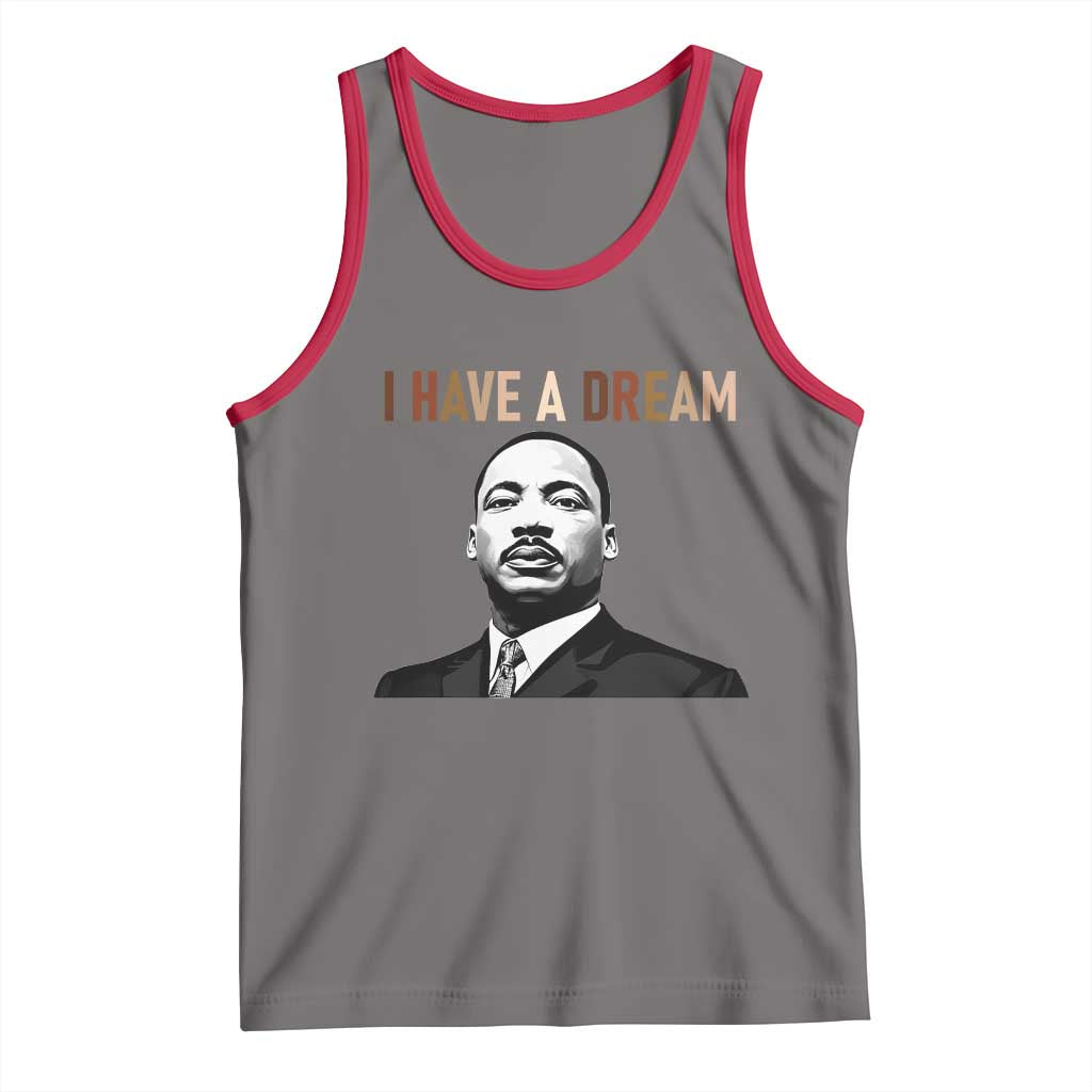 Martin Luther King Jr Tank Top I Have a Dream Cool Melanin Black History - Wonder Print Shop