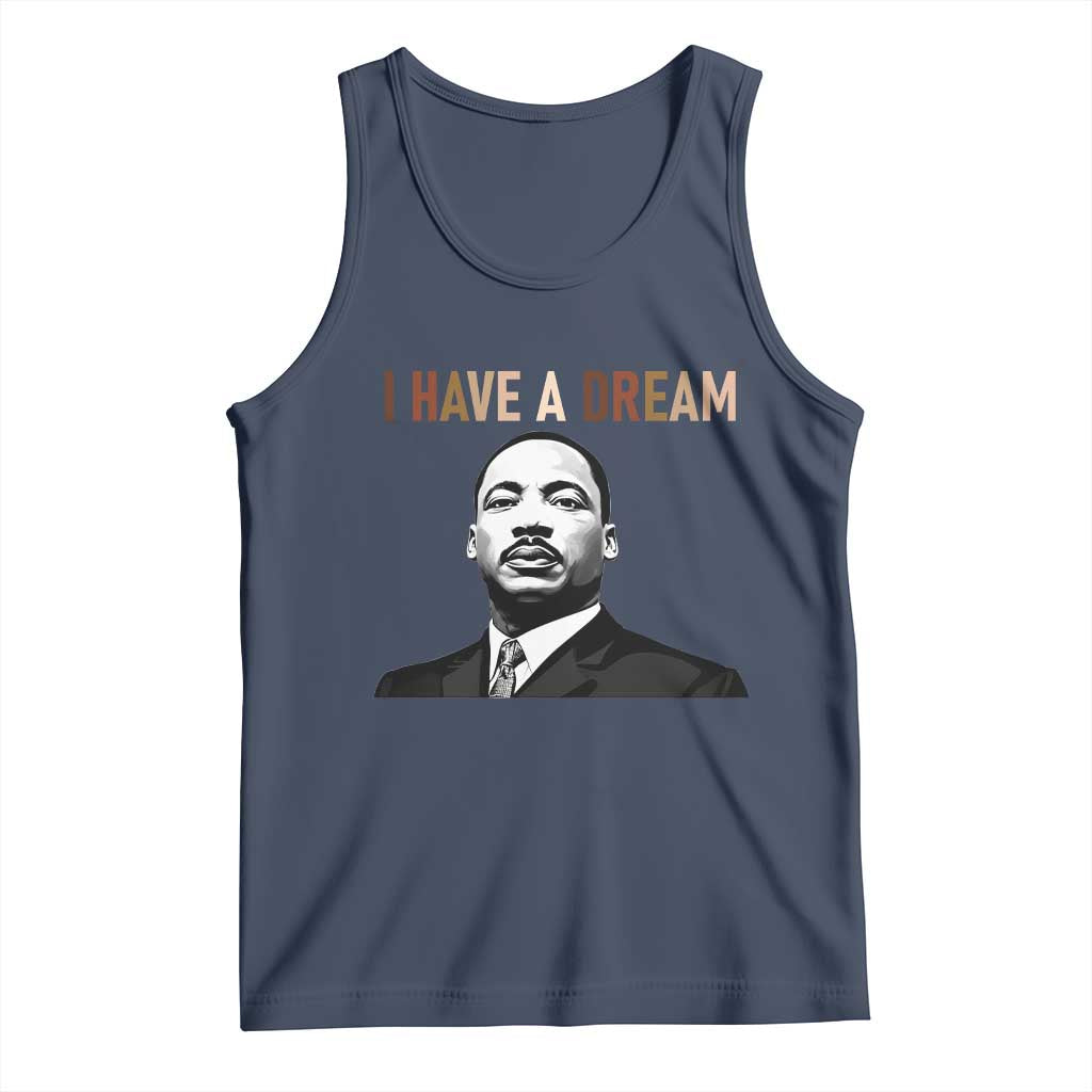 Martin Luther King Jr Tank Top I Have a Dream Cool Melanin Black History - Wonder Print Shop