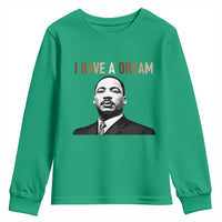 Martin Luther King Jr Youth Sweatshirt I Have a Dream Cool Melanin Black History - Wonder Print Shop