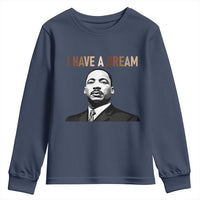 Martin Luther King Jr Youth Sweatshirt I Have a Dream Cool Melanin Black History - Wonder Print Shop