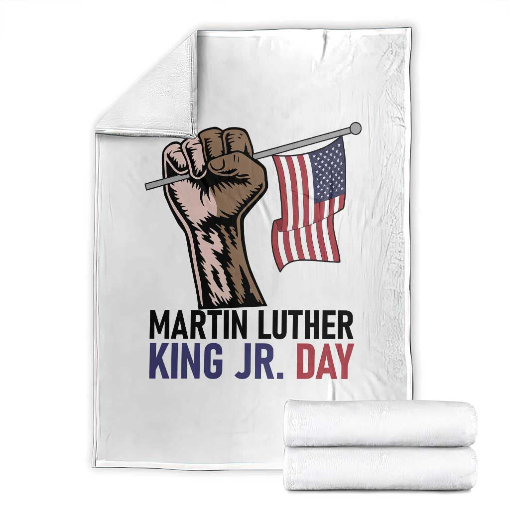 Martin Luther King Jr Throw Blanket Black History Month - Wonder Print Shop