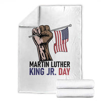 Martin Luther King Jr Throw Blanket Black History Month - Wonder Print Shop