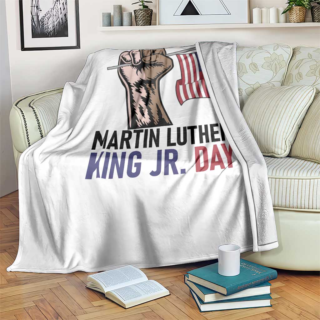 Martin Luther King Jr Throw Blanket Black History Month - Wonder Print Shop