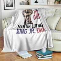 Martin Luther King Jr Throw Blanket Black History Month - Wonder Print Shop