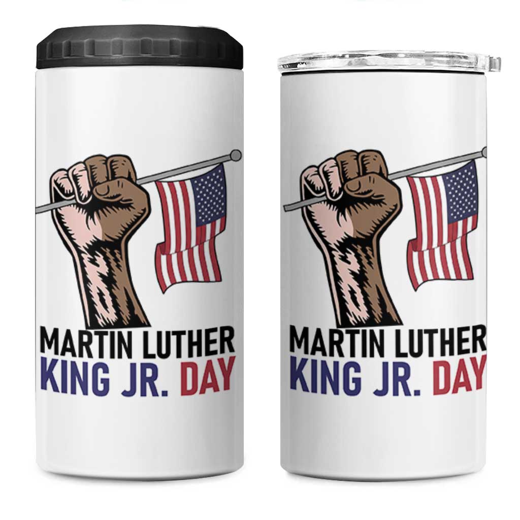 Martin Luther King Jr 4 in 1 Can Cooler Tumbler Black History Month - Wonder Print Shop