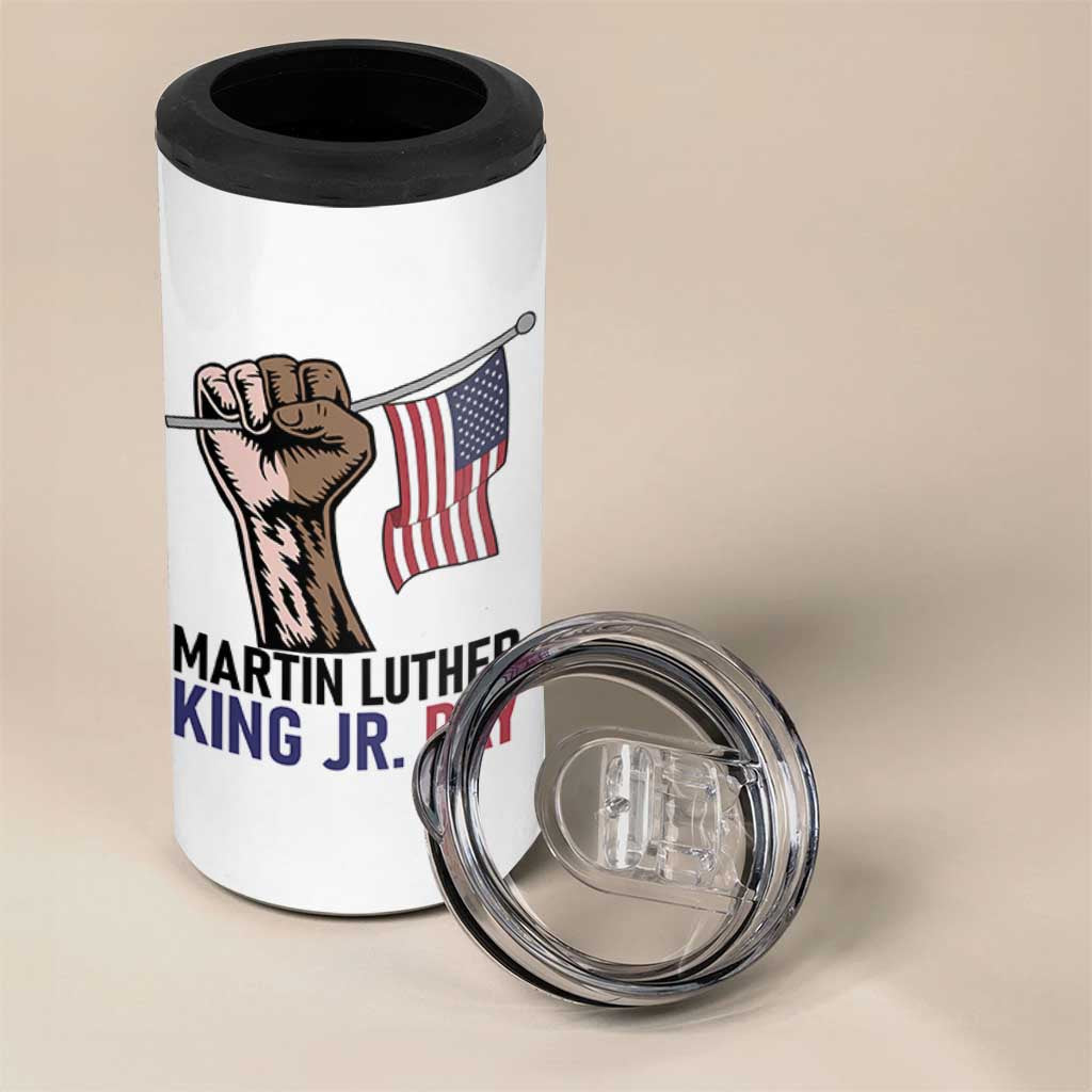 Martin Luther King Jr 4 in 1 Can Cooler Tumbler Black History Month - Wonder Print Shop