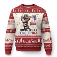 Martin Luther King Jr Ugly Christmas Sweater Black History Month - Wonder Print Shop