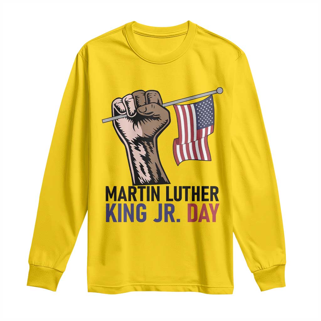Martin Luther King Jr Long Sleeve Shirt Black History Month - Wonder Print Shop
