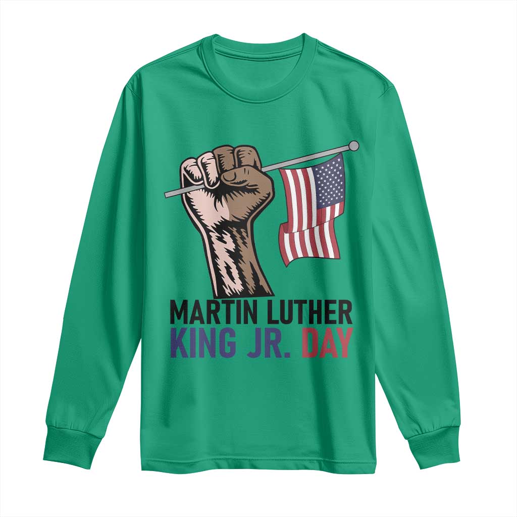 Martin Luther King Jr Long Sleeve Shirt Black History Month - Wonder Print Shop
