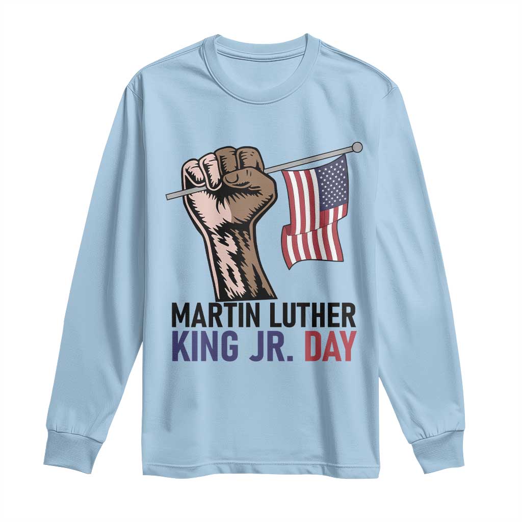 Martin Luther King Jr Long Sleeve Shirt Black History Month - Wonder Print Shop