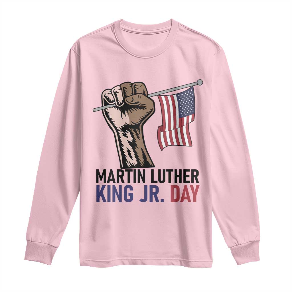 Martin Luther King Jr Long Sleeve Shirt Black History Month - Wonder Print Shop