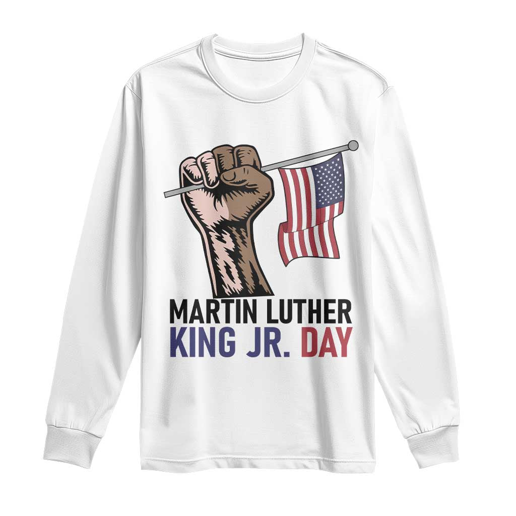 Martin Luther King Jr Long Sleeve Shirt Black History Month - Wonder Print Shop