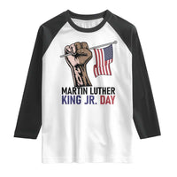 Martin Luther King Jr Raglan Shirt Black History Month - Wonder Print Shop