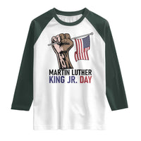 Martin Luther King Jr Raglan Shirt Black History Month - Wonder Print Shop