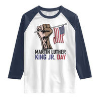 Martin Luther King Jr Raglan Shirt Black History Month - Wonder Print Shop