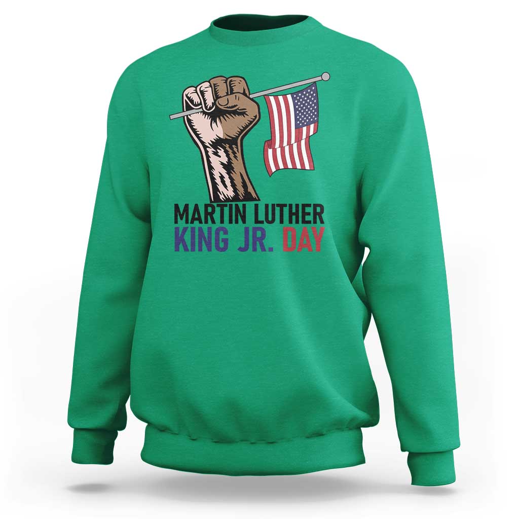 Martin Luther King Jr Sweatshirt Black History Month - Wonder Print Shop