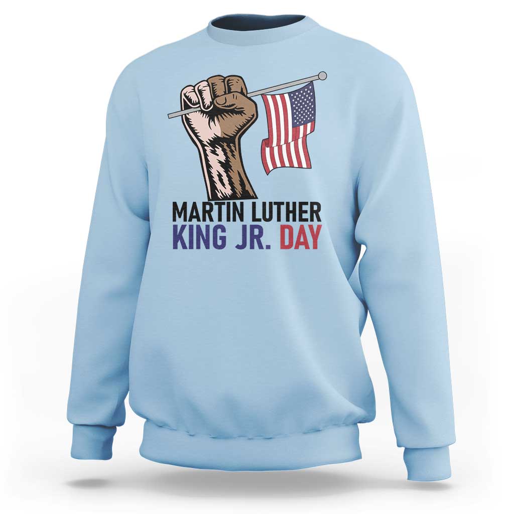 Martin Luther King Jr Sweatshirt Black History Month - Wonder Print Shop