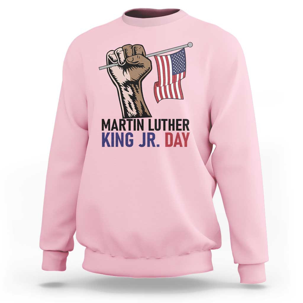 Martin Luther King Jr Sweatshirt Black History Month - Wonder Print Shop