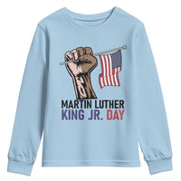 Martin Luther King Jr Youth Sweatshirt Black History Month - Wonder Print Shop