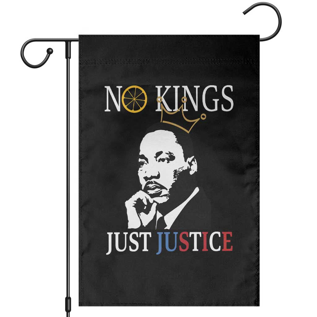 Martin Luther King Jr Garden Flag No Kings Just Justice - Wonder Print Shop