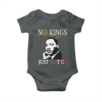 Martin Luther King Jr Baby Onesie No Kings Just Justice - Wonder Print Shop