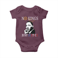 Martin Luther King Jr Baby Onesie No Kings Just Justice - Wonder Print Shop